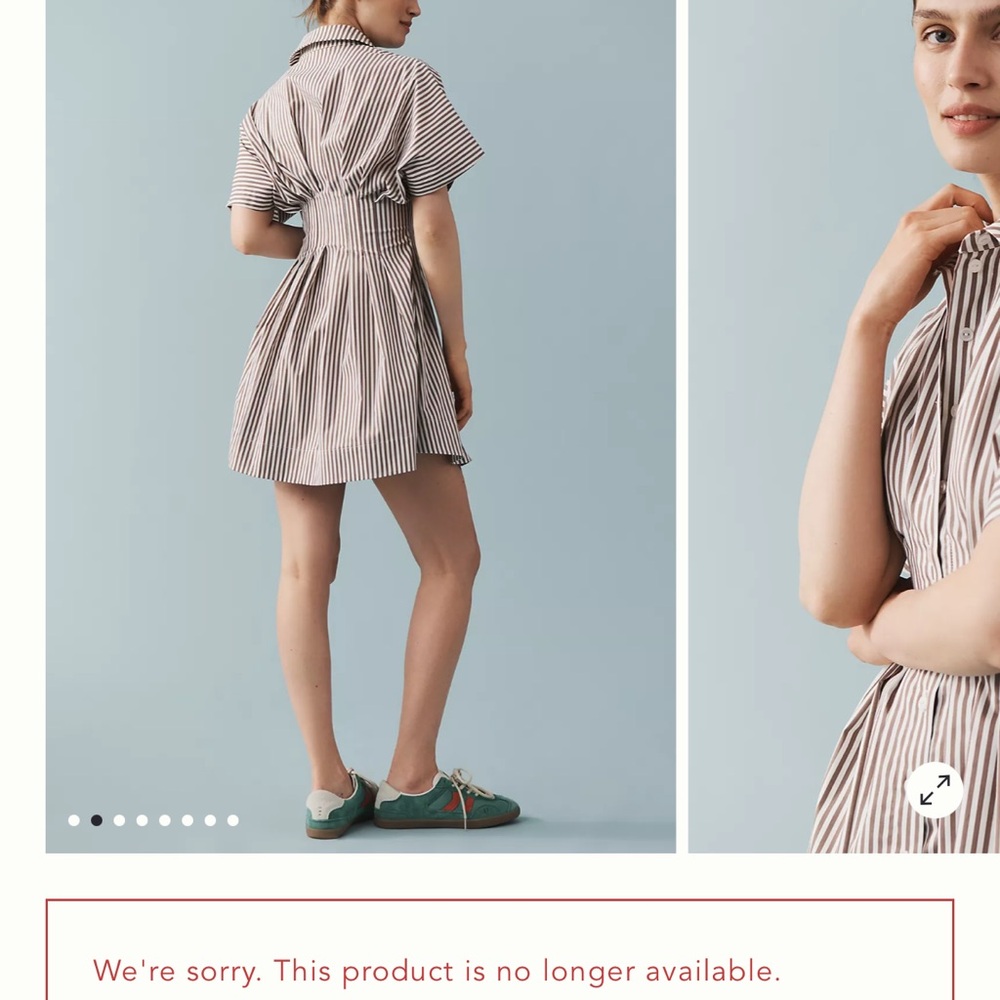 Anthropologie Tobie Mini Shirt Dress by Exquise - Picture 2 of 6
